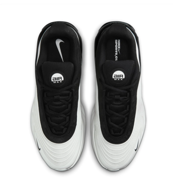Nike Air Max Exosense 'White & Black' White Mesh & Black Exoskeleton Futuristic Running Sneakers
