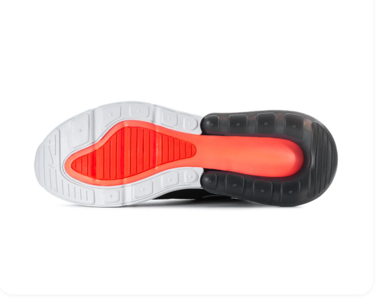 Nike Air Max 270 'Black & White' Black Mesh & White 270° Max Air Sneakers